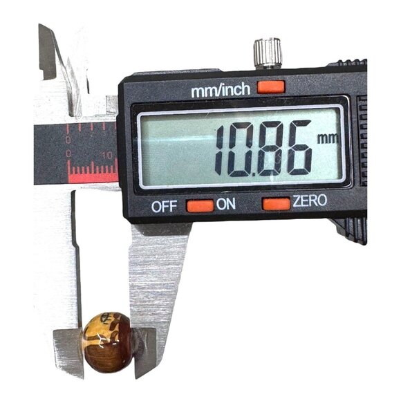 Vintage Glass Macrame Beads Large Hole Crafting Hand Painted Face Jewelry Making - Picture 4 of 6